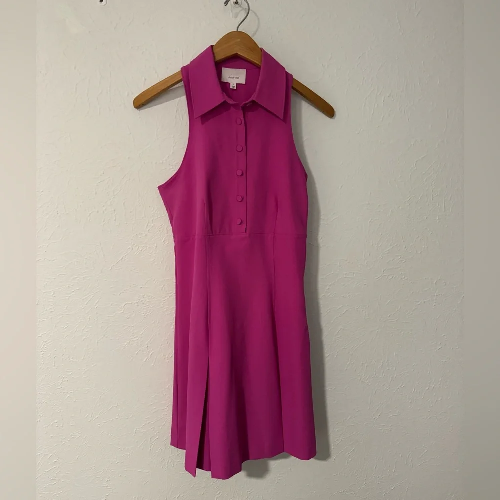 Cinq a Sept Cassette sleeveless Mini Polo Dress Size O - Picture 3 of 9